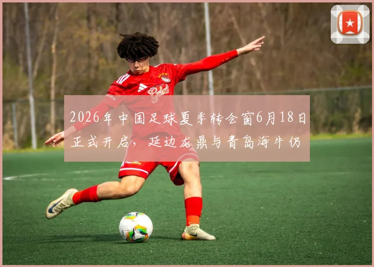 2026年中国足球夏季转会窗6月18日正式开启，延边龙鼎与青岛海牛仍处转会禁令，多家俱乐部引援动态前瞻